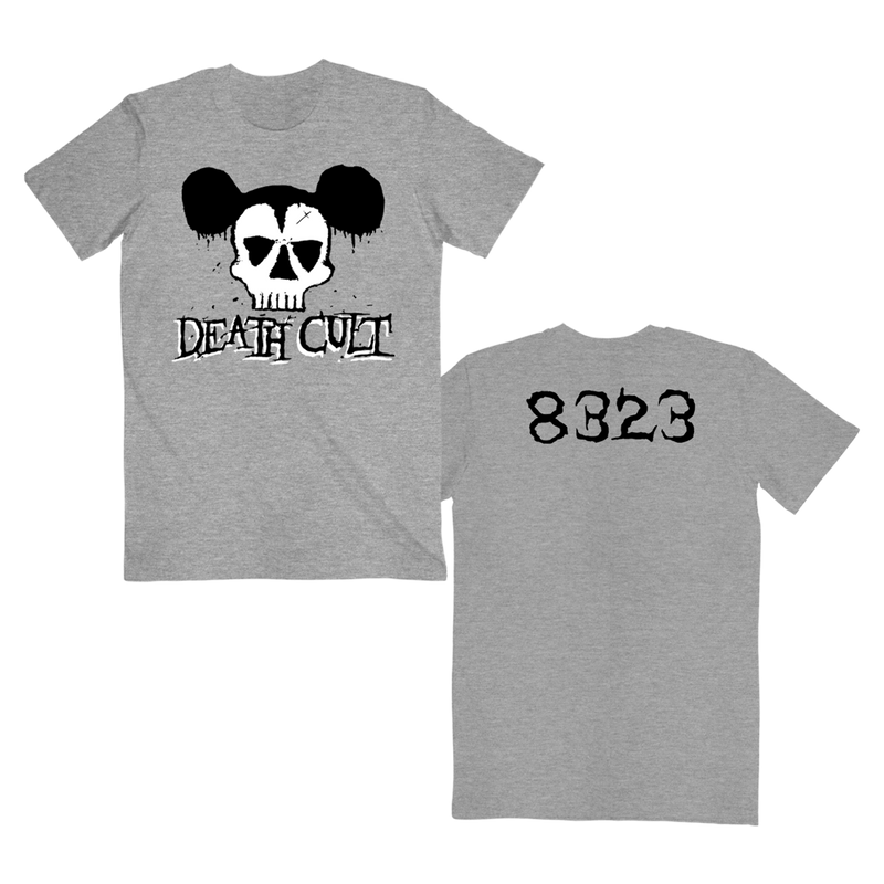 Death Cult Mickey 8323 Heather Grey Tee