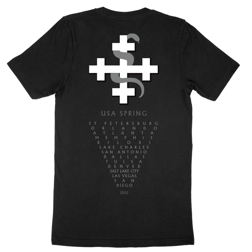 The Cult "US Tour 2022 Spring Itinerary" Short Sleeve