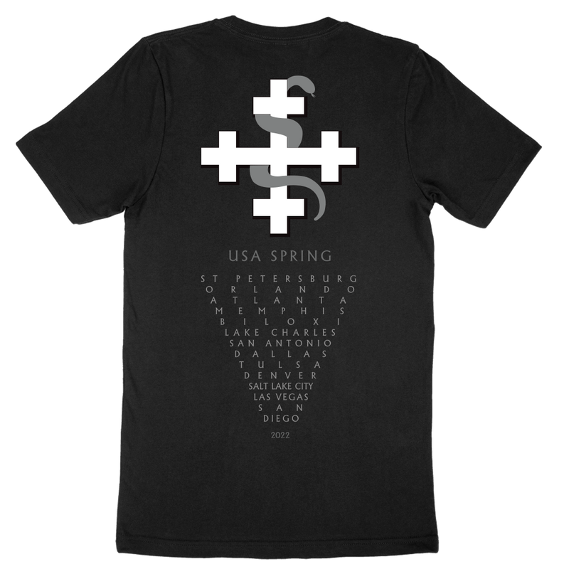 The Cult "US Tour 2022 Spring Itinerary" Short Sleeve